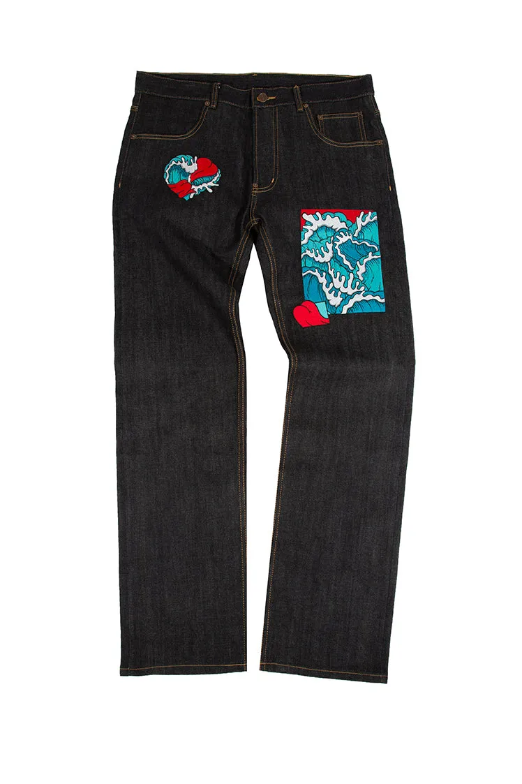 The Hundreds Aaron Kai Denim Jeans Dunkelblau 34
