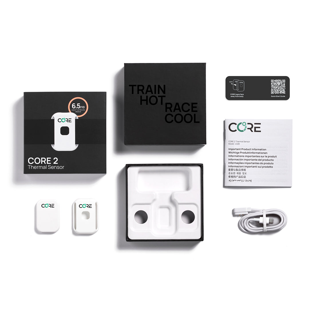 CORE 2 Temperatursensor Körpertemperatur Training