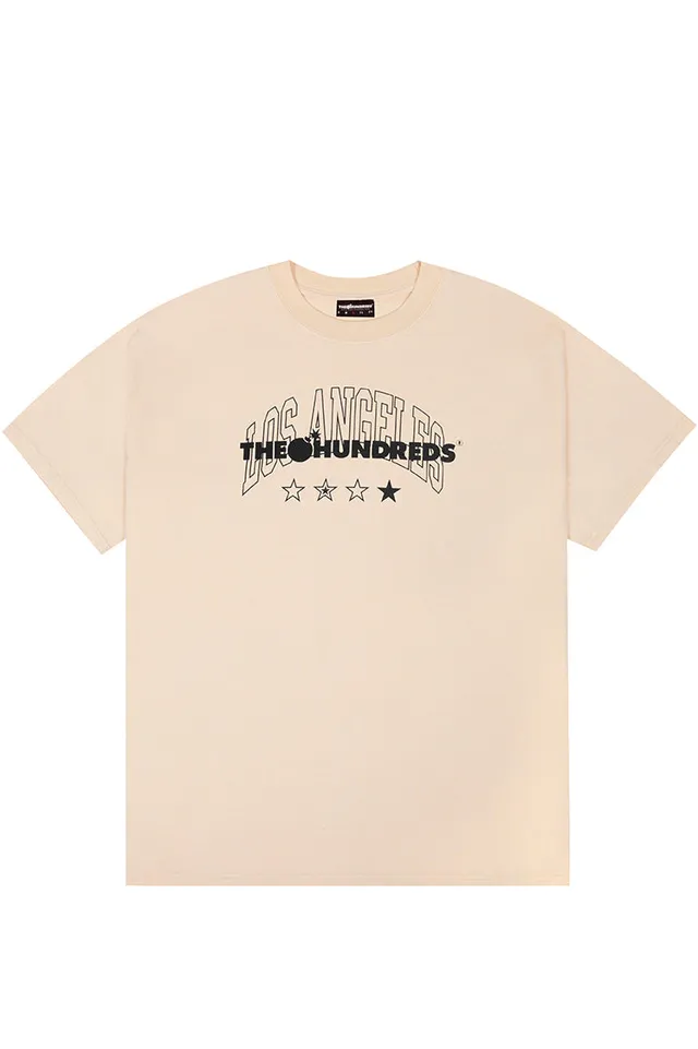 The Hundreds Loaded Bar T-Shirt Off-White Baumwolle