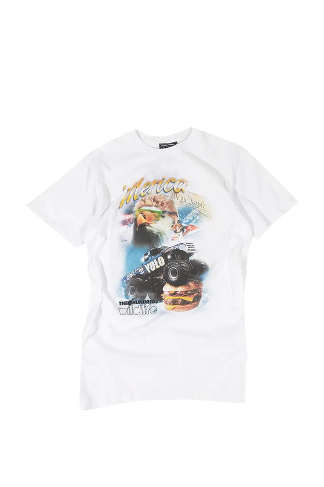 The Hundreds Merica T-Shirt Weiß M Vintage