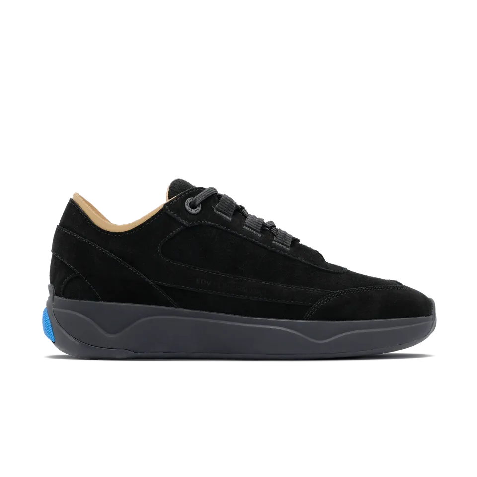 EDV x i:D Lemieux Suede Deck---schuh Schwarz rutschfest