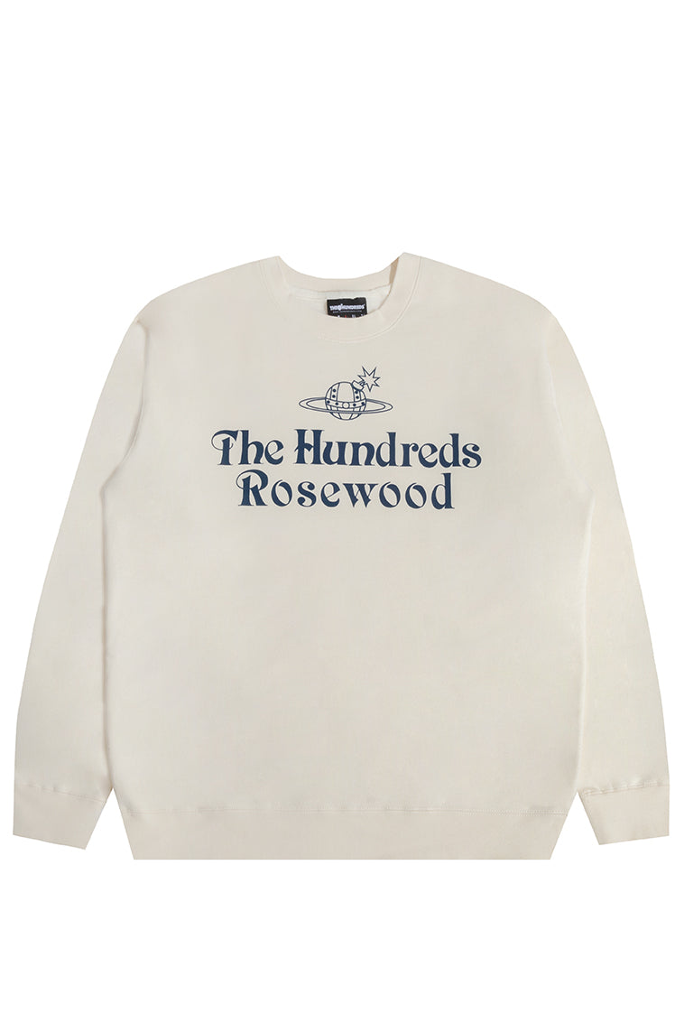 The Hundreds Rosewood Crewneck Sweatshirt Braun Fleece