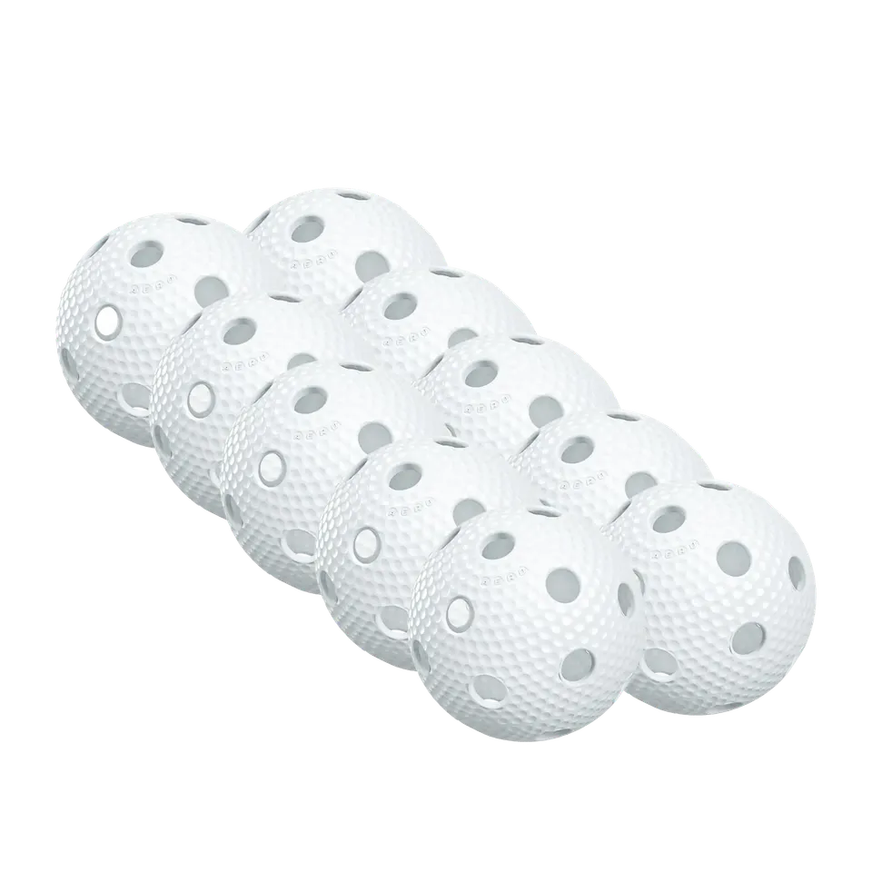 Salming Aero Floorball Weiß 10er Pack