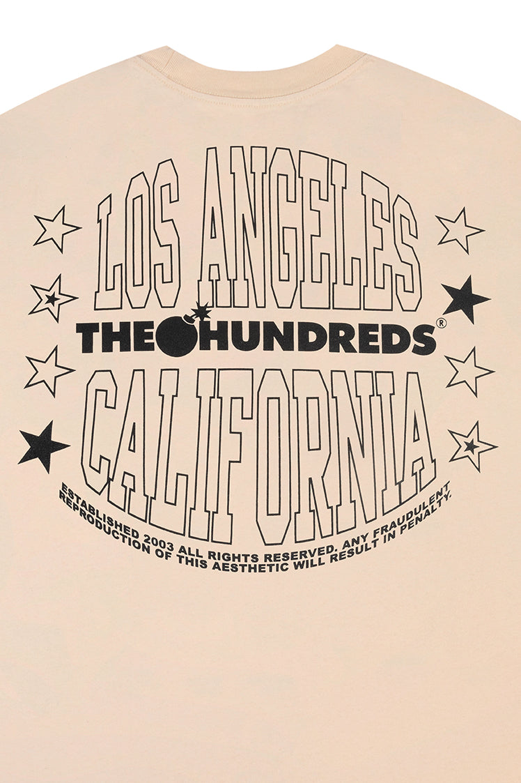 The Hundreds Loaded Bar T-Shirt Off-White Baumwolle