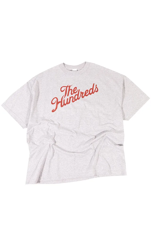 The Hundreds Graphic Tees Slant Logo T-Shirt Heather 2XL