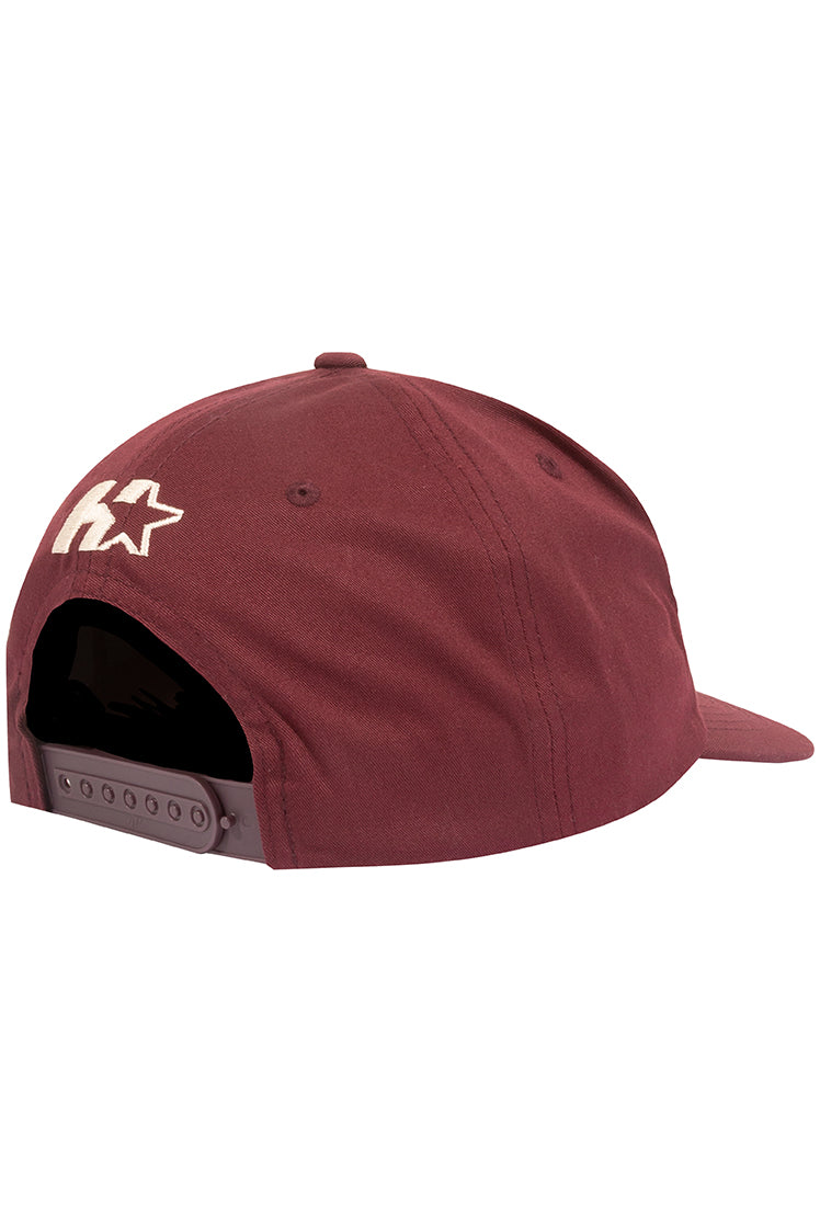 The Hundreds Forever Team Snapback burgundy OS