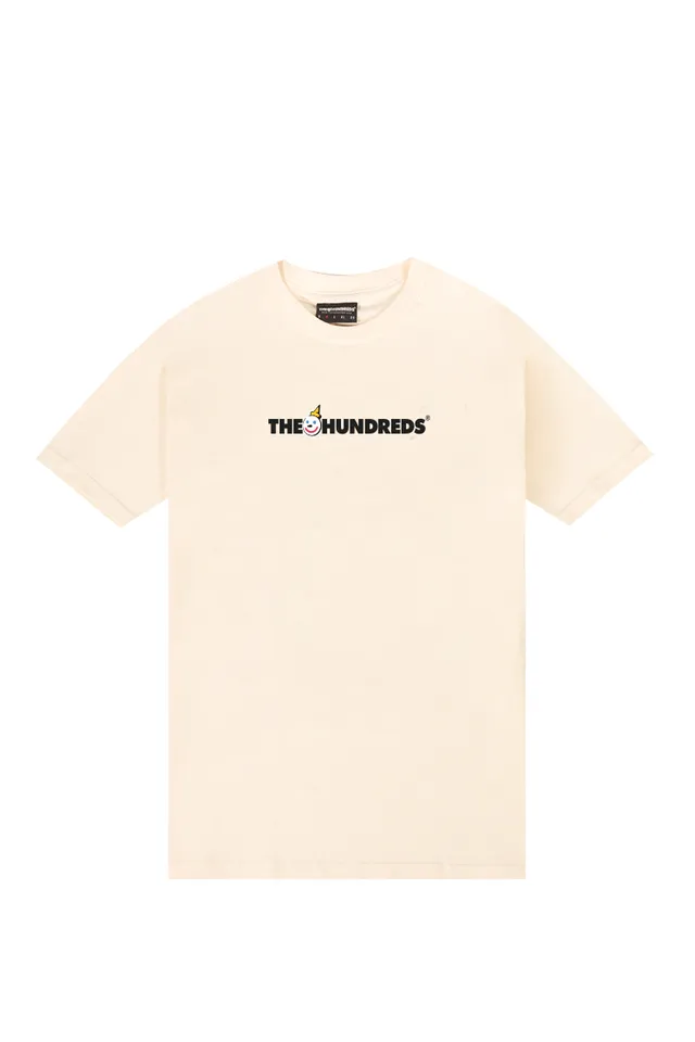 The Hundreds Jack Was Here! Adam T-Shirt Off-White Baumwolle