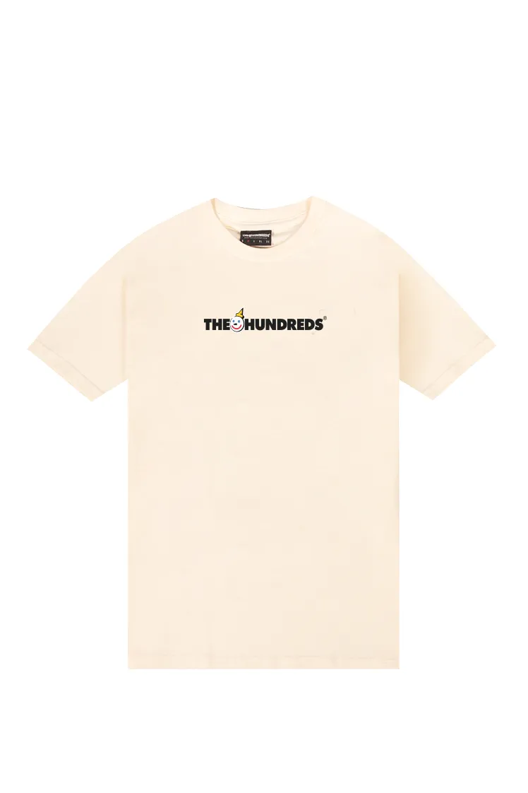 The Hundreds Jack Was Here! Adam T-Shirt Off-White Baumwolle