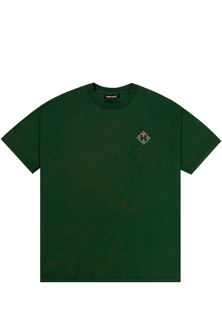 The Hundreds Container T-Shirt Waldgrün Oversize Baumwolle
