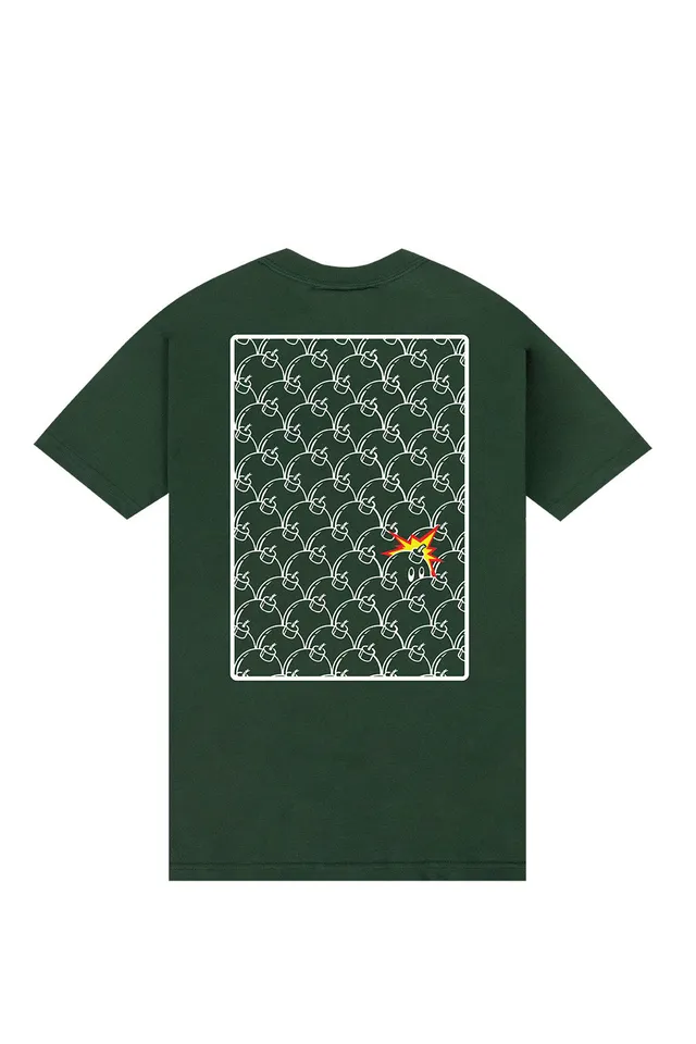 The Hundreds Outstanding T-Shirt Forest Green Print-Shirt S