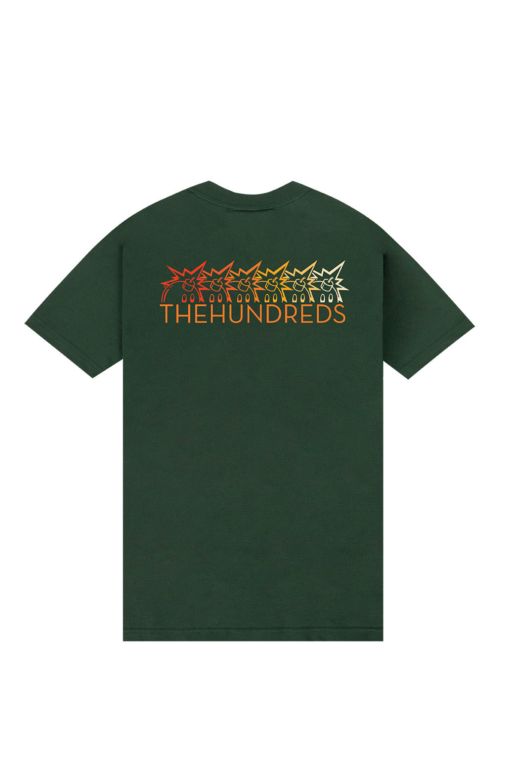 The Hundreds Colors T-Shirt Forest Green Baumwolle