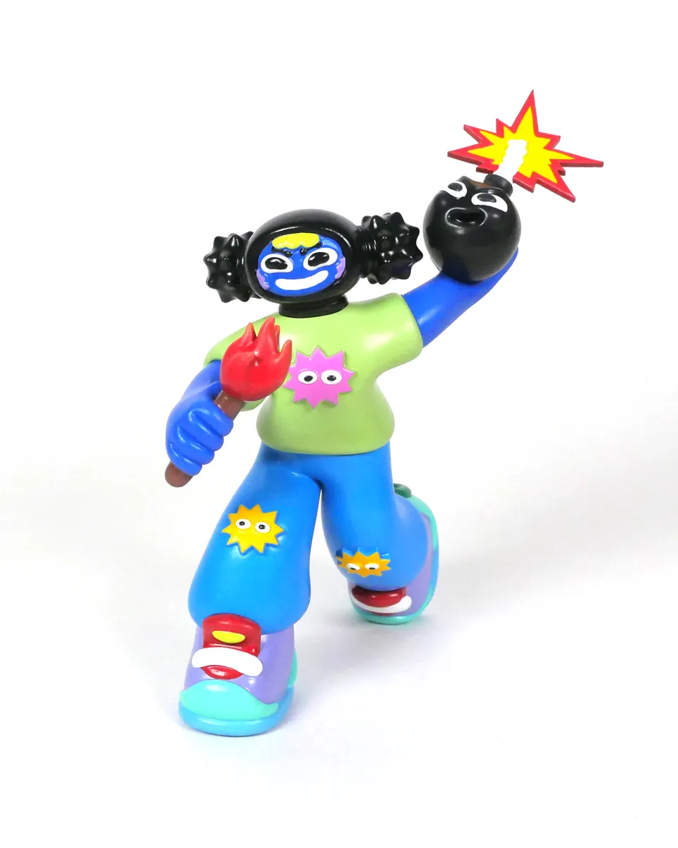 The Hundreds Xoon Adam Toy Figur Multi Resin limitiert