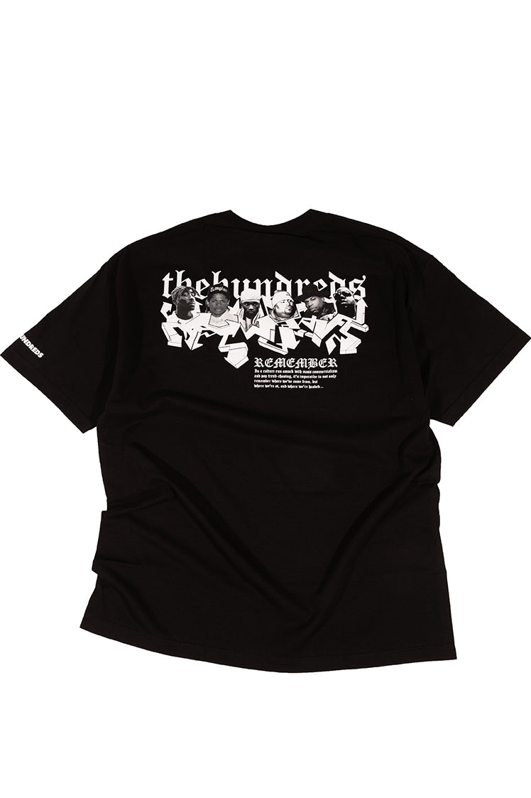 The Hundreds Graphic Tees Hip Hop is Dead T-Shirt Schwarz XL