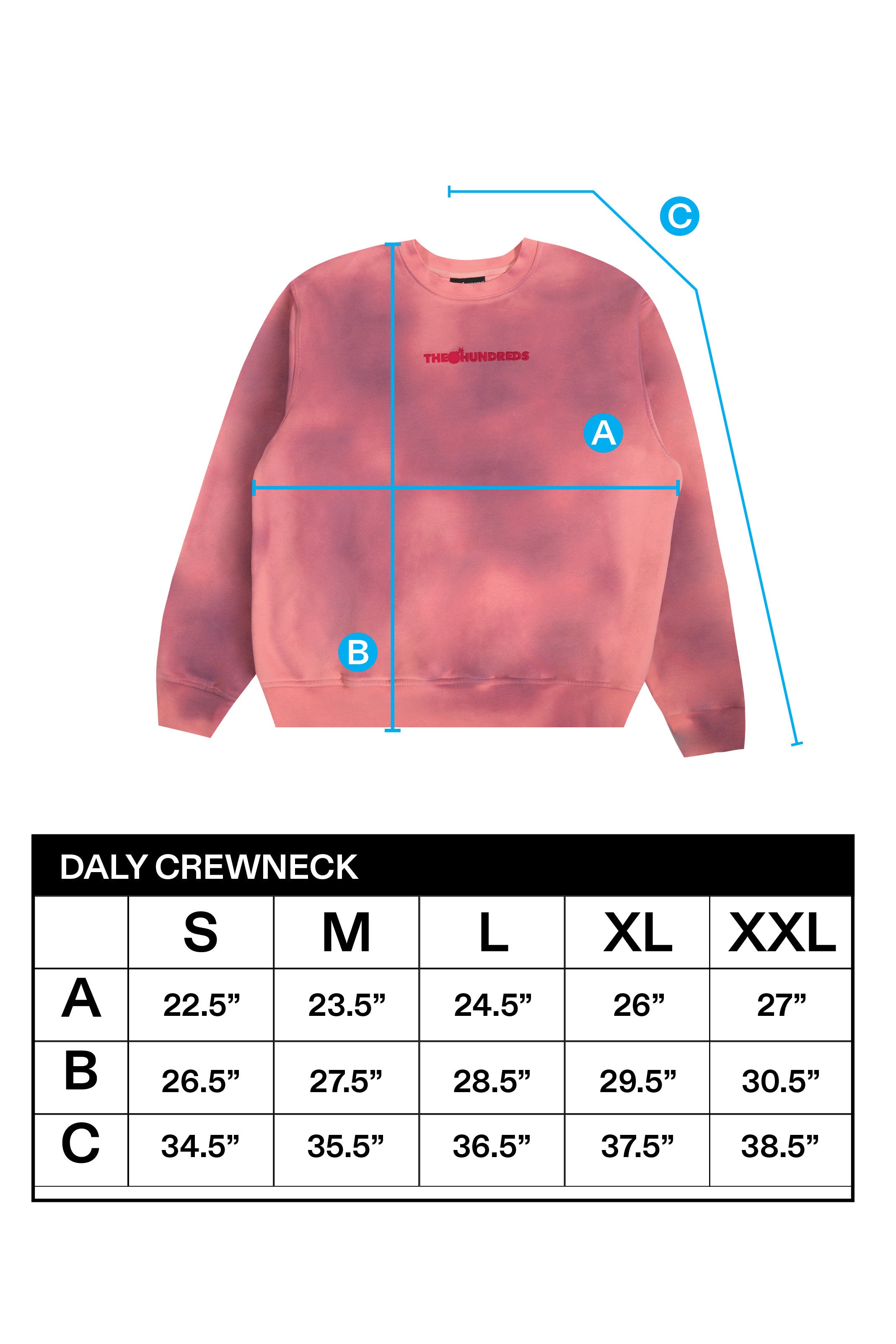 The Hundreds Daly Crewneck Grau Baumwolle