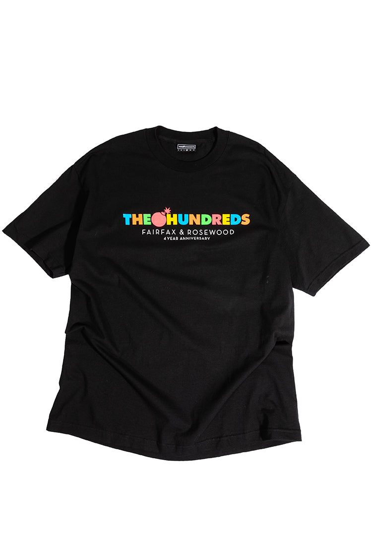 The Hundreds 4-Year Anniversary T-Shirt schwarz XL Vintage
