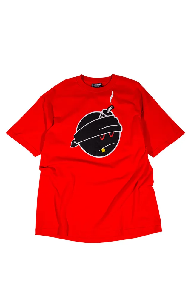 The Hundreds Badam T-Shirt Vintage Archiv Rot XL