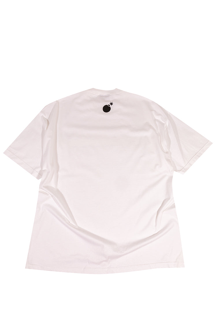 The Hundreds Bar Logo T-Shirt Weiß Gr. XL mit Logoprint