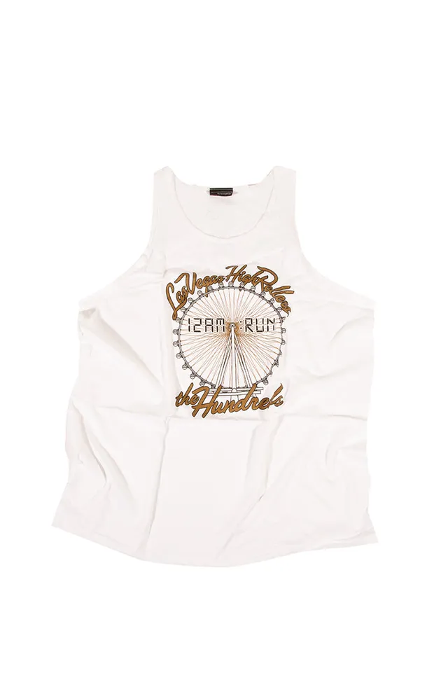 The Hundreds Ferris Tank Tank Top Weiß 2XL Vintage