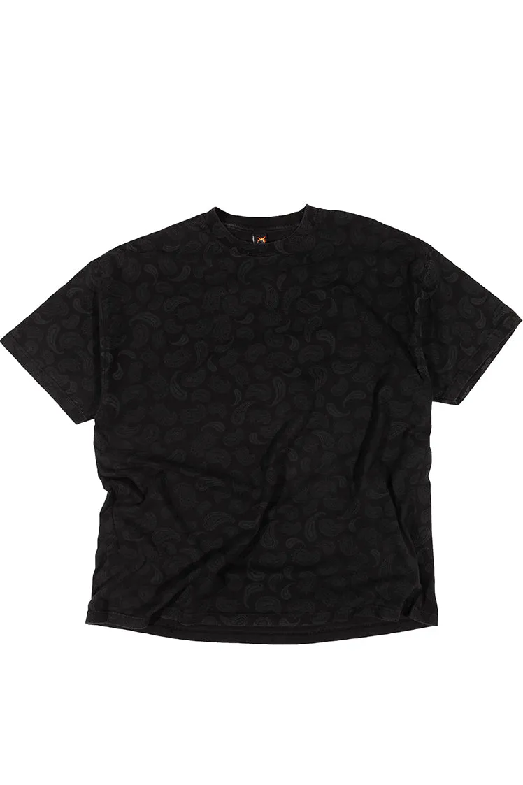 The Hundreds Paisley All-Over T-Shirt Schwarz XXL Mustermotiv