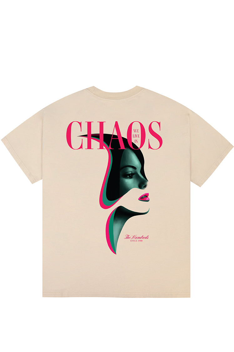 The Hundreds Graphic Tees Chaos Model T-Shirt Baumwolle schwarz