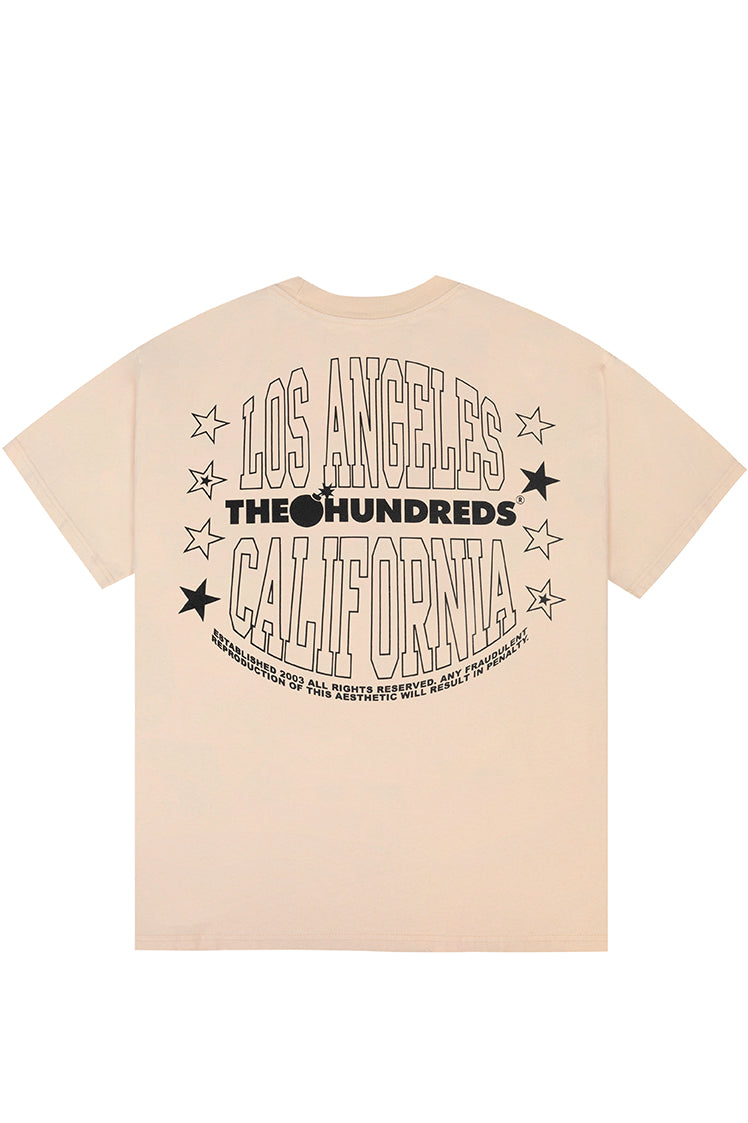 The Hundreds Loaded Bar T-Shirt Off-White Baumwolle