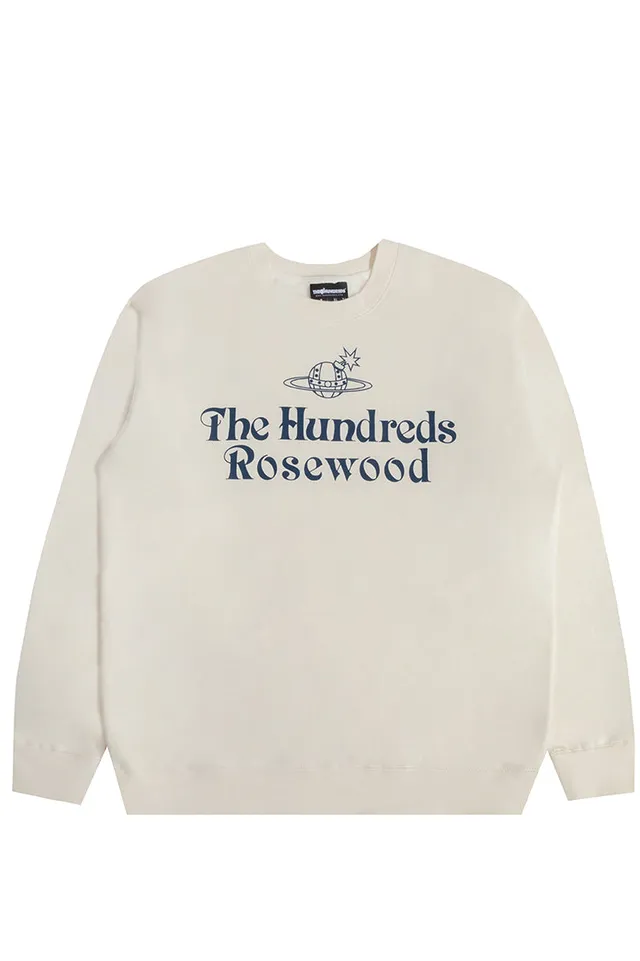 The Hundreds Rosewood Crewneck Sweatshirt Braun Fleece