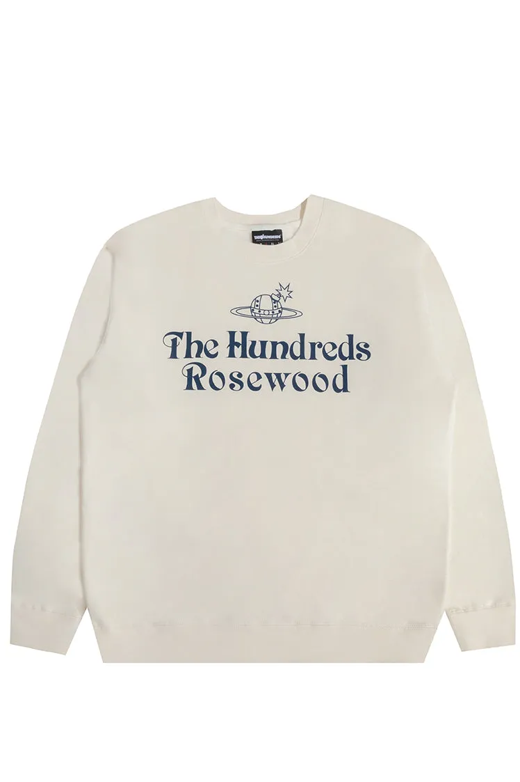 The Hundreds Rosewood Crewneck Sweatshirt Braun Fleece