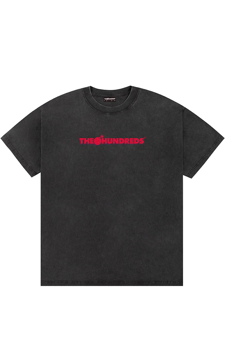 The Hundreds Shady Bar T-Shirt Washed Black L Baumwolle