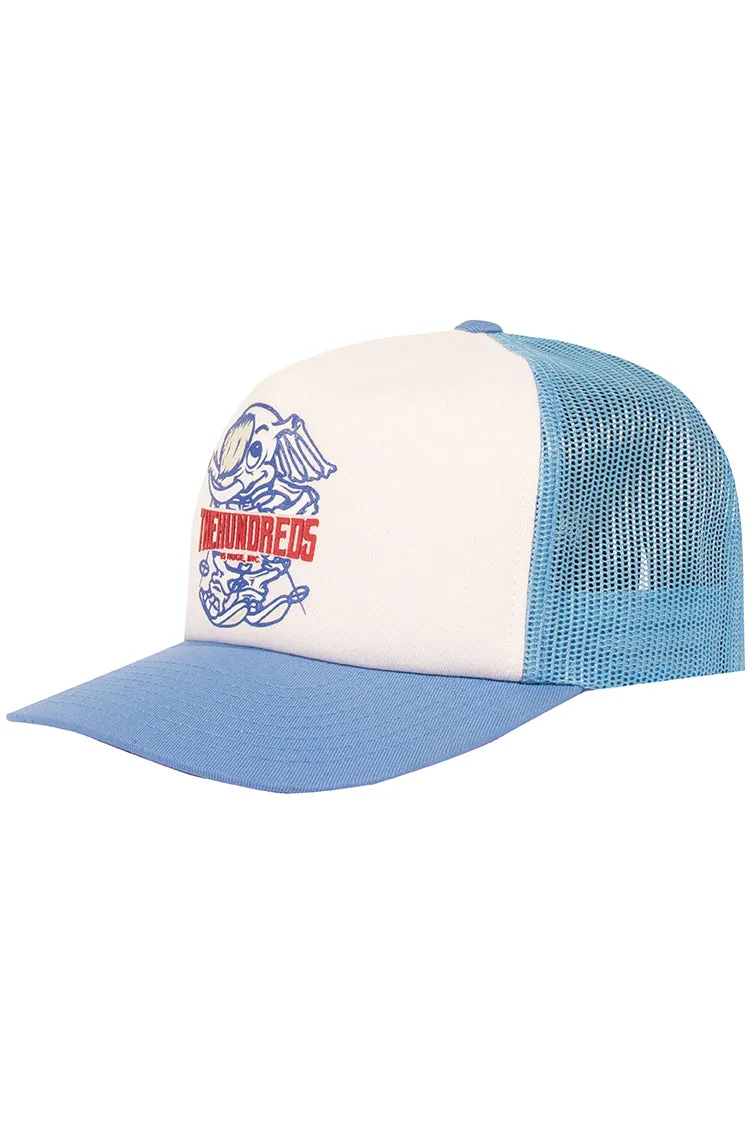 The Hundreds Mammoth Trucker Snapback Cap Blau OS Vintage
