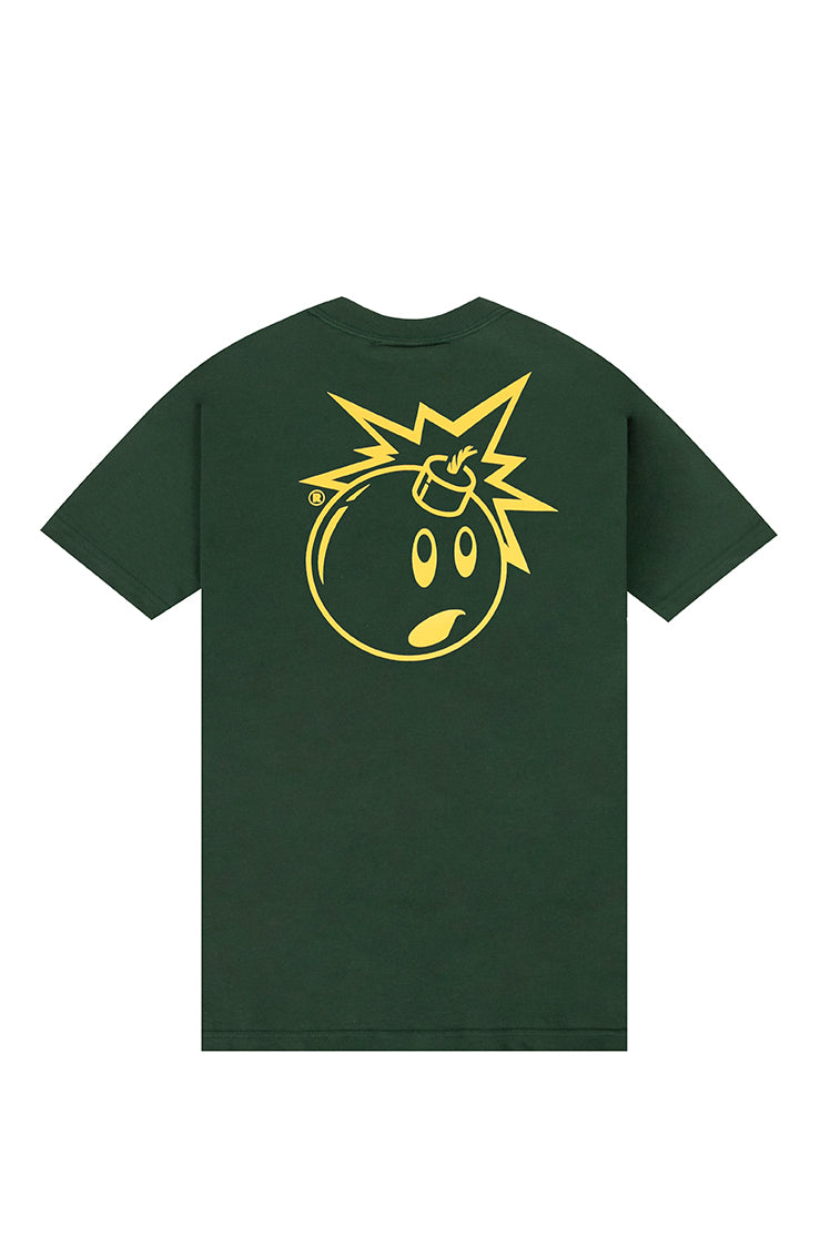 The Hundreds Simple Adam T-Shirt Forest Green mit Frontprint