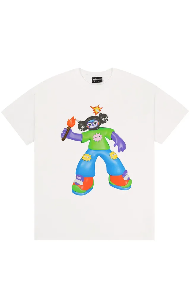 The Hundreds GBOE T-Shirt Weiß S Baumwolle Oversize