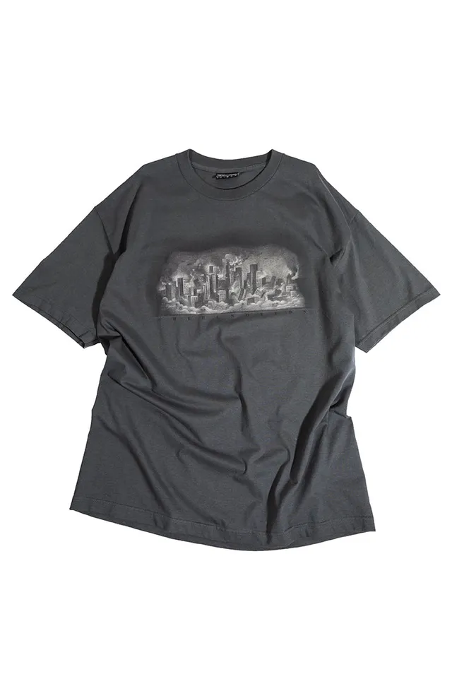 The Hundreds Graphic Tees Ruins T-Shirt Charcoal XL