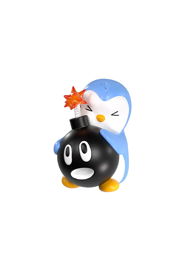 The Hundreds Adam Bomb PENGU Figur Vinyl limitiert