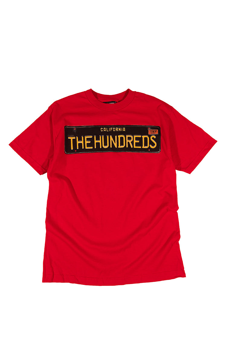 The Hundreds Plates T-Shirt Rot M Vintage-Grafik