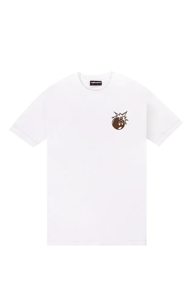 The Hundreds Simple Adam T-Shirt weiß S Front-Back-Print