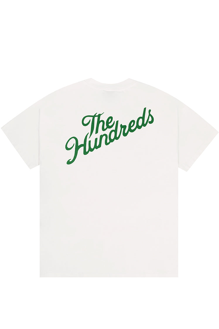 The Hundreds Slant T-Shirt Weiß Oversize Baumwolle Slant