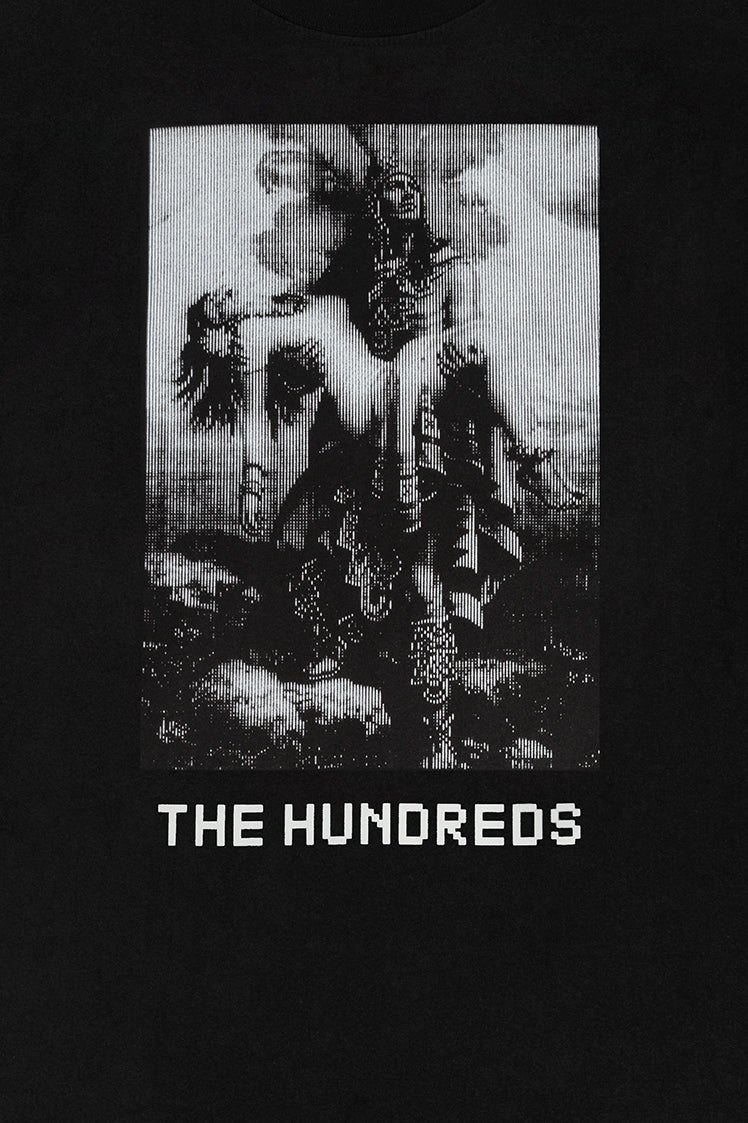 The Hundreds 8-Bit Warrior T-Shirt Braun Baumwolle Oversized