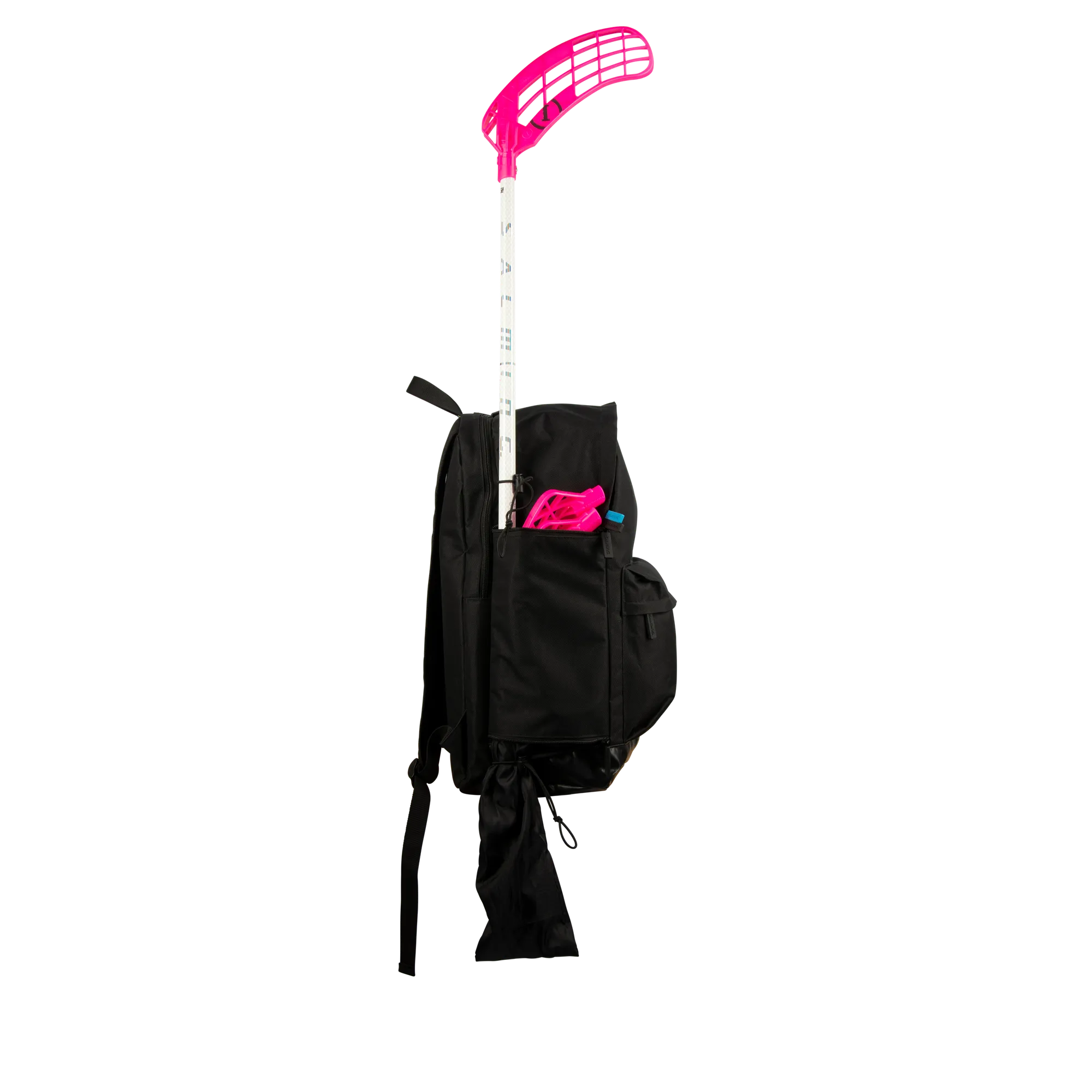 Salming Backpack SR Rucksack schwarz mit Schägerhalter