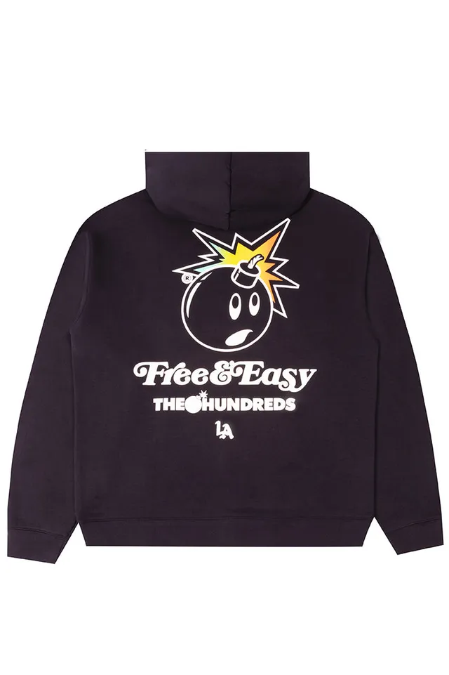 The Hundreds FE Adam Bomb Hoodie Navy Baumwolle S-XXL