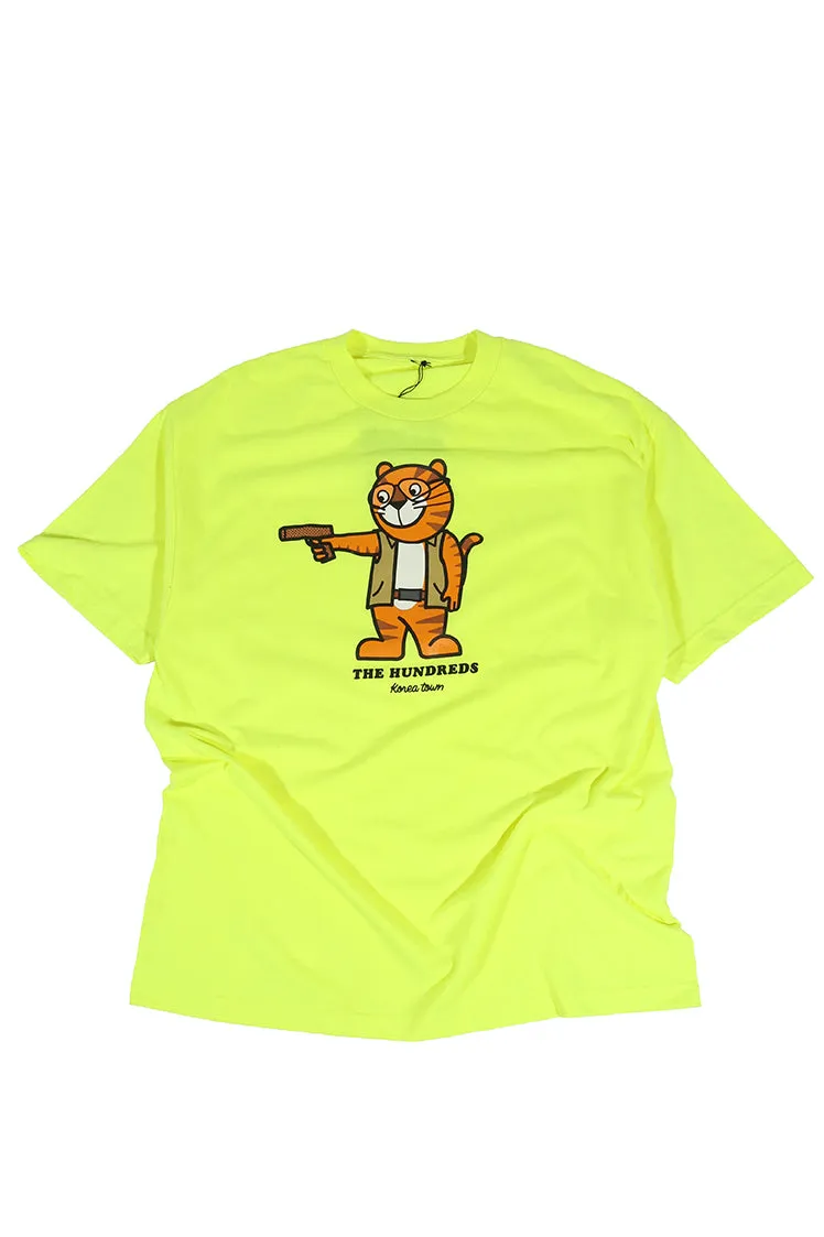 The Hundreds Koreatown Cat T-Shirt gelb XL Vintage