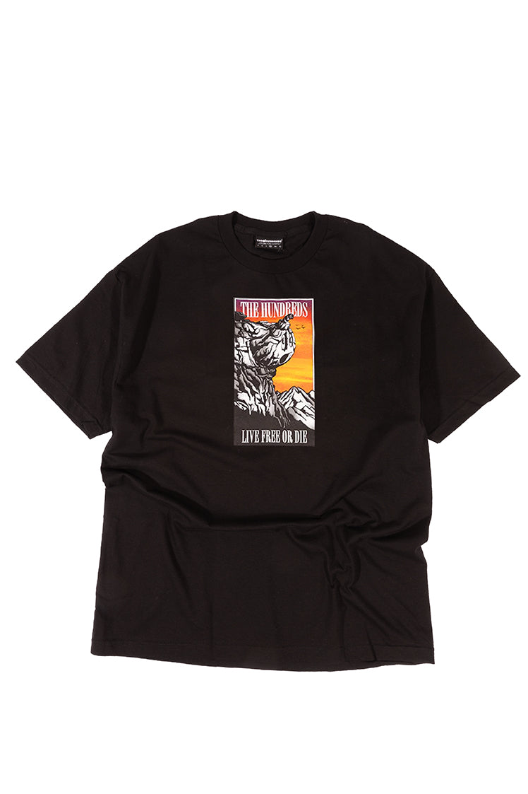 The Hundreds Graphic Tees Live Free Schwarz XL