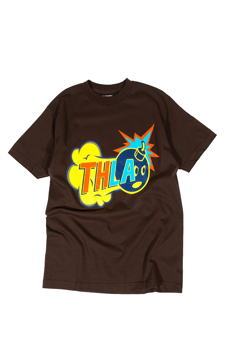 The Hundreds Graphic Tees THLA T-Shirt Braun M Vintage