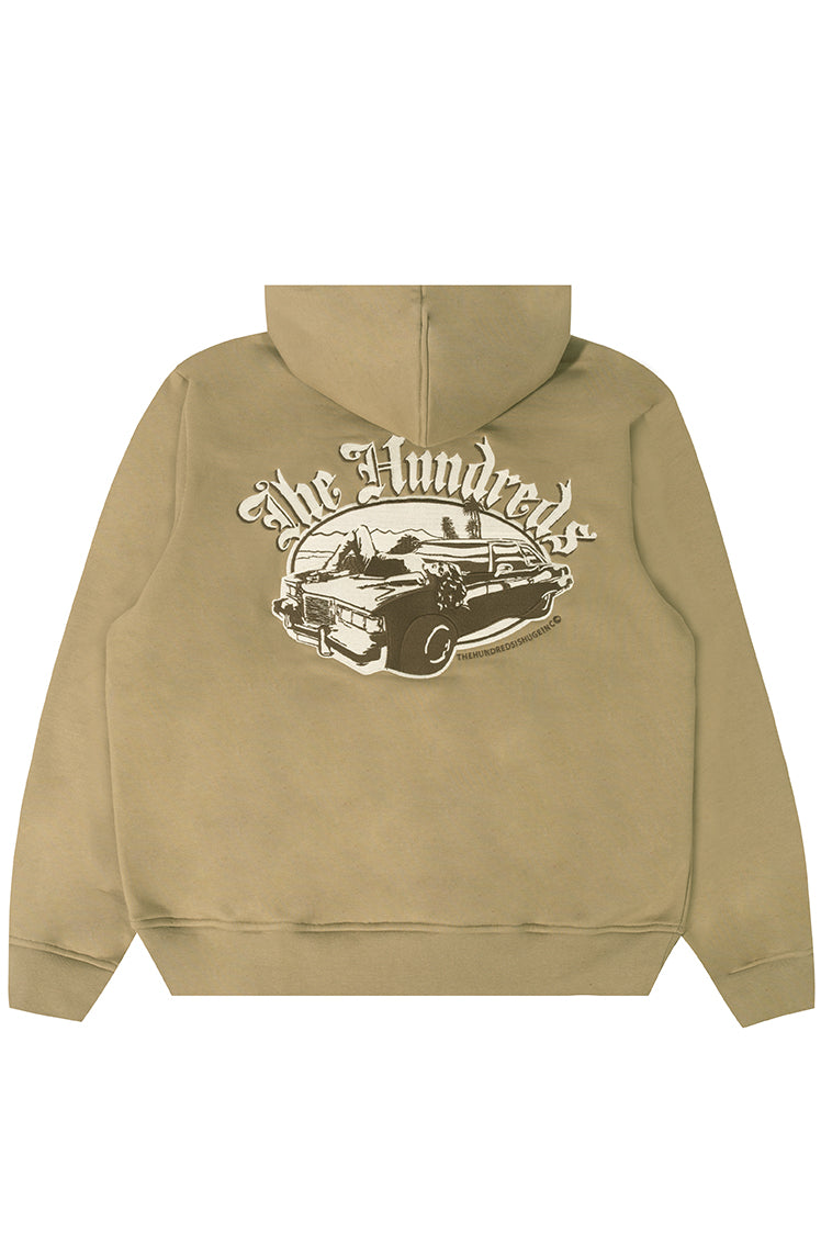 The Hundreds Vibes Hoodie Navy Olive Stick