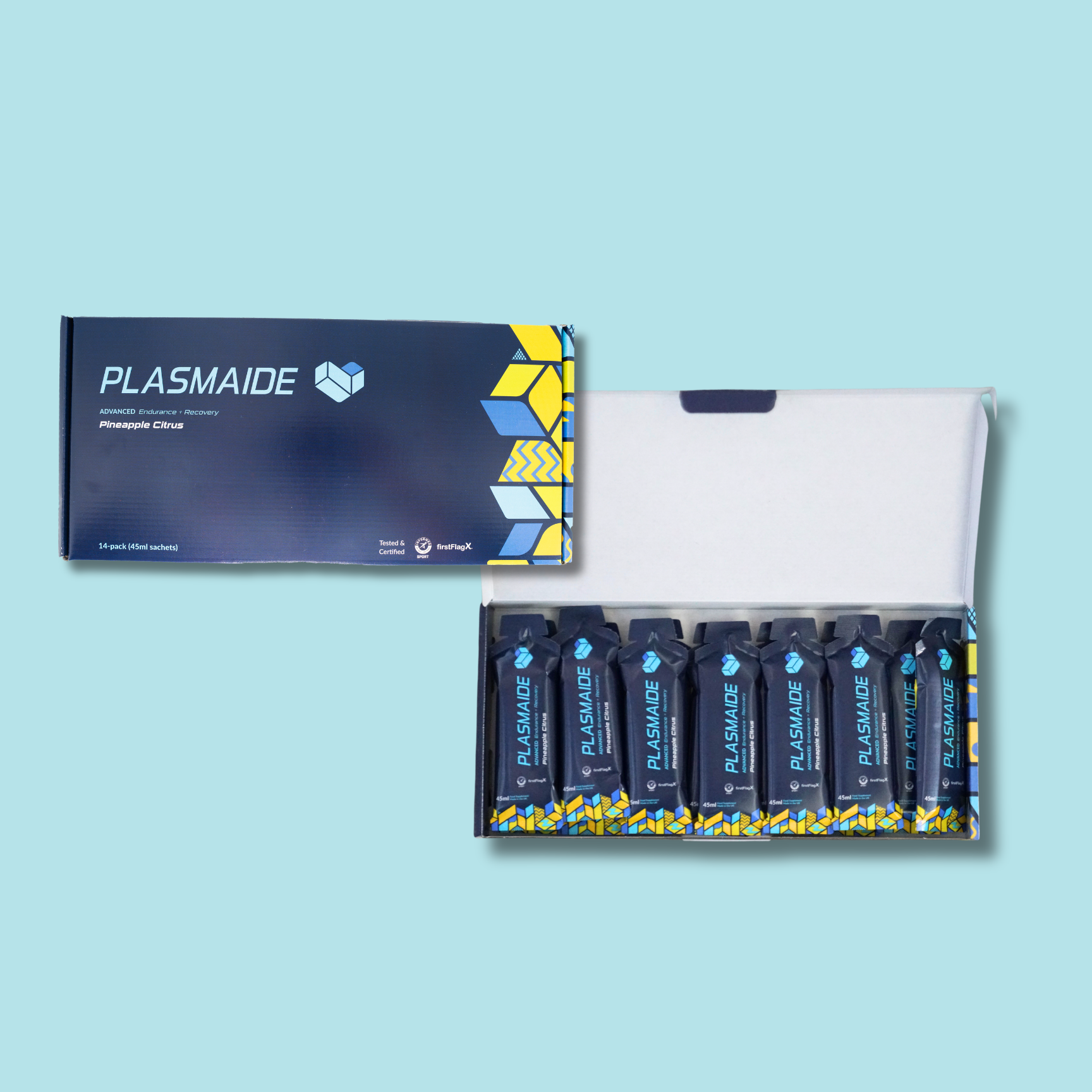 Plasmaide Advanced Endurance+Recovery Drink Ananas 14x45ml