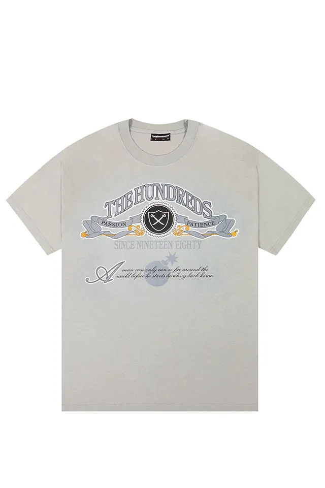The Hundreds Graphic Tees Team Crest T-Shirt Baumwolle