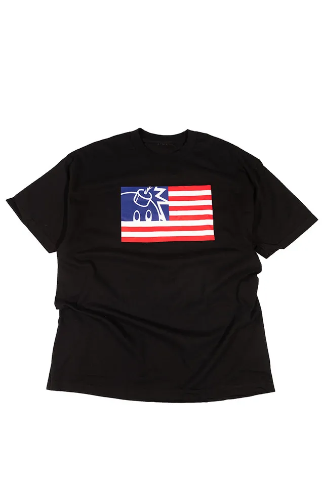 The Hundreds Flag T-Shirt XL schwarz Adam Bomb