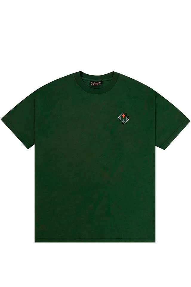 The Hundreds Container T-Shirt Waldgrün Oversize Baumwolle