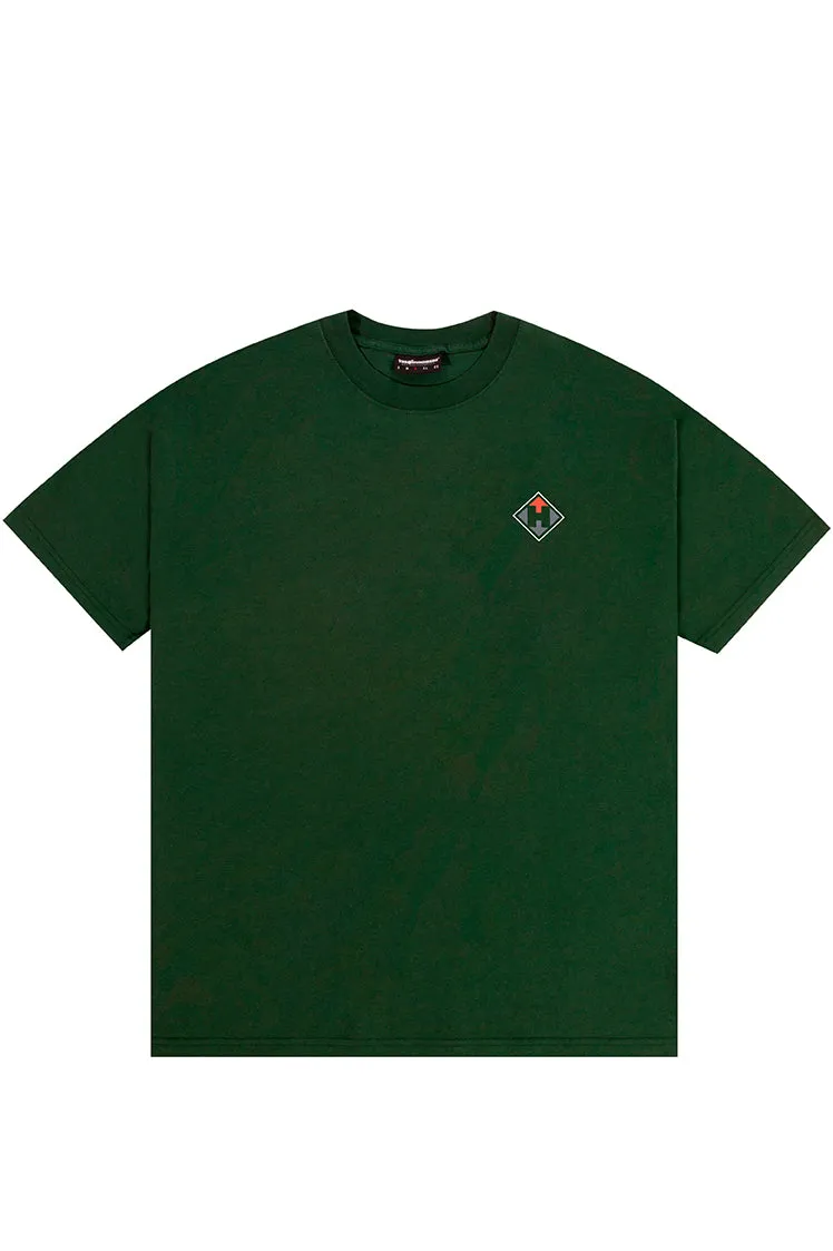 The Hundreds Container T-Shirt Waldgrün Oversize Baumwolle