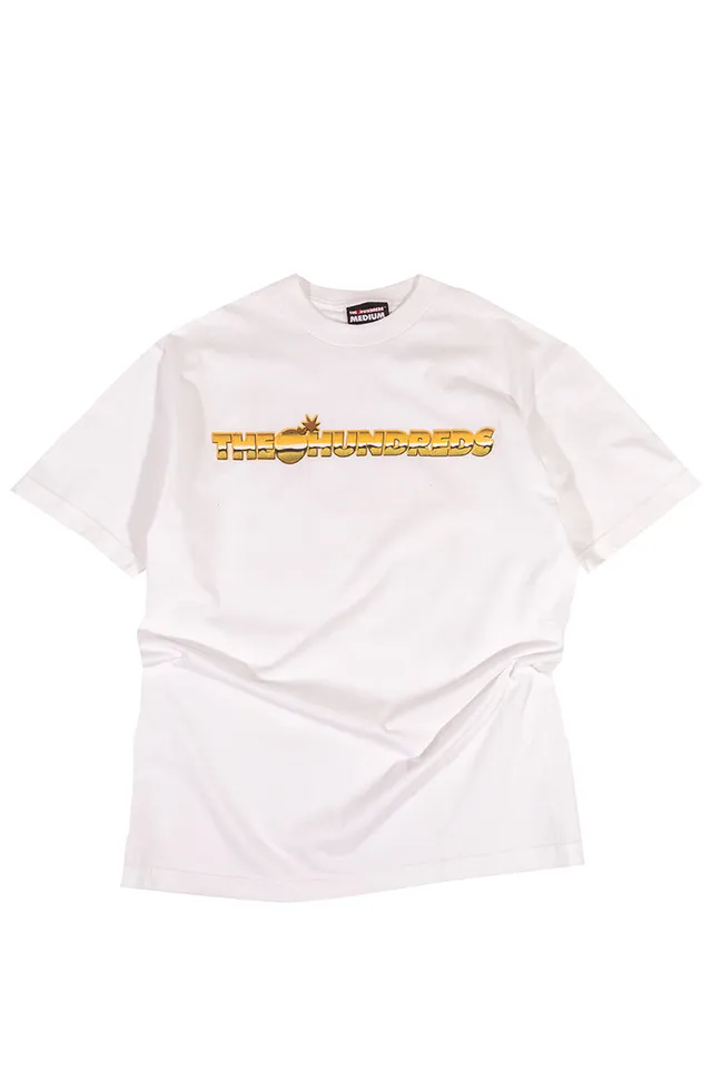 The Hundreds Gold Bar T-Shirt weiß M Vintage