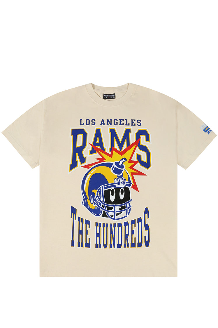 The Hundreds Graphic Tees Rams T-Shirt Off White Baumwolle
